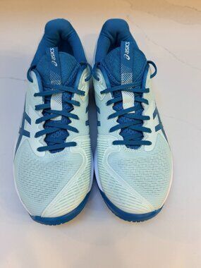 ASICS Solution Speed FF 3 Shoes Women 8 Teal Tennis Pickeball Athletic Sneaker